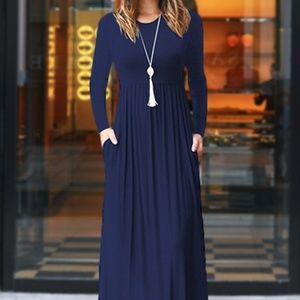 Peregrine Maxi Dress (Royal Blue)